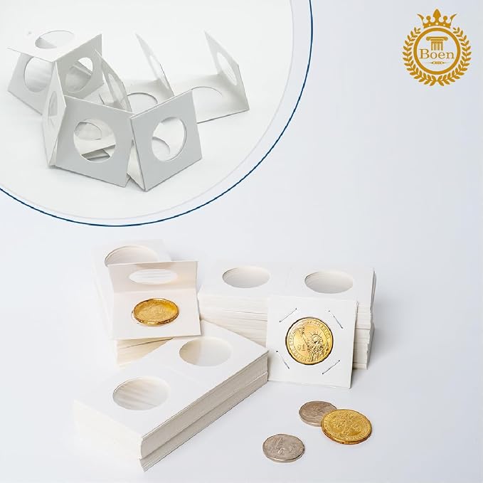 Boen Coin Flips 10 Assorted Sizes 3000Pcs Coin Holders - Image 3