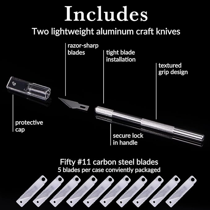WA Portman Hobby Knife Set – 1pc Precision Craft Knife Set - Image 4