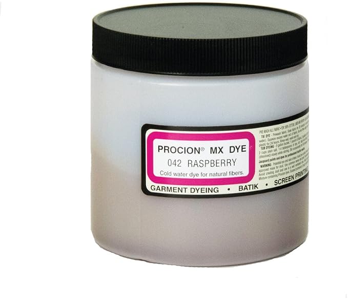 Jacquard Procion Tie Dye Powder Raspberry 8oz Jar by Jacquard