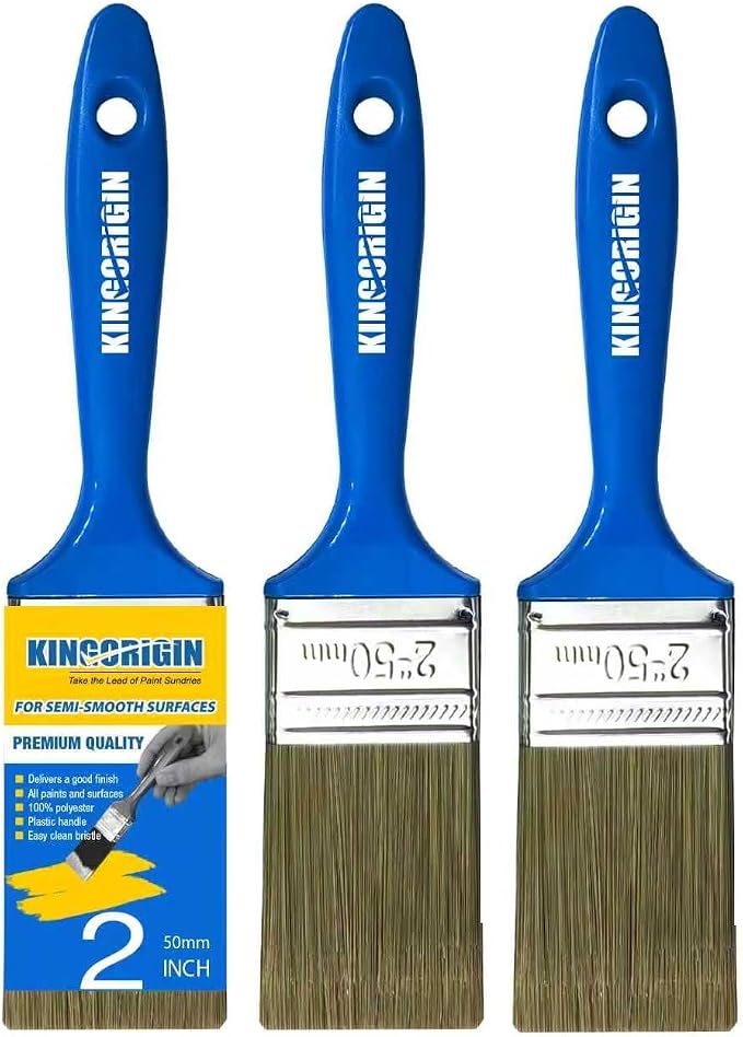 King Origin 2 Inch Paint Brushes, Detailed Painting & Larger Surface Coverage by KINGORIGIN