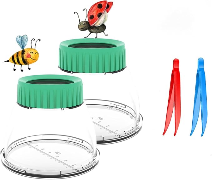 Bug Viewer for Kids 5X Magnifying Insect Observation Kit Built-in 7cm Ruler by RORANIC-DeliveringHappiness