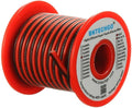BNTECHGO 18 Gauge Flexible 2 Conductor Parallel Silicone Wire Spool Red Black High Resistant 200 deg C 600V for Single Color LED Strip Extension Cable Cord,Model,25ft Stranded Tinned Copper Wire