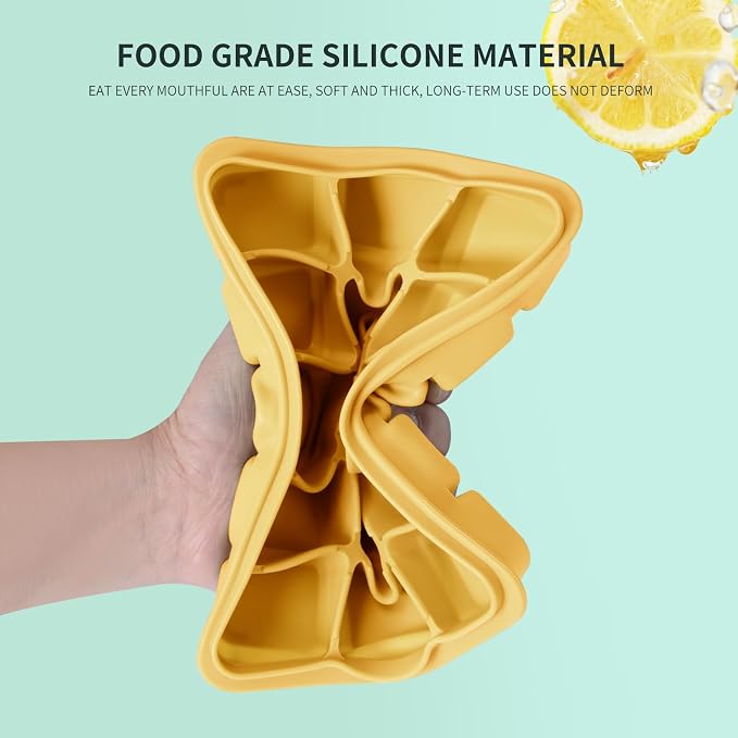 Tvmania Ice Cube Trays Set of 2, 15-Cube Silicone Molds - Image 5