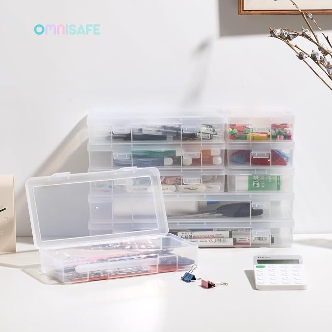 9 Pack Medium Plastic Hobby Art Craft Organizer, - Image 6