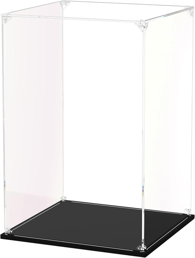 Clear Acrylic Display Case, Self-Assemble Showcase by dofopo