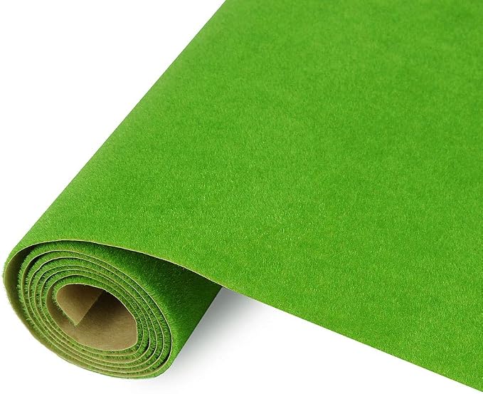 CP102 Artificial Model Grass Mat Trains Light Green 40x100cm or 15.7'' x 39'' by Evemodel