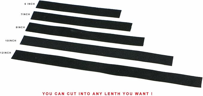 Pasow fastening tape Cable Tie Double Side Nylon Power Wire Management 3/4Inch 1 Roll Hook (10 Yards, Style 2)