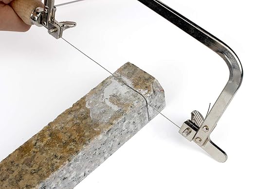 2M Wire Saw + Coping Saw Steel Frame for Wood Stone Jade Metal Cutting Multifunction Hand Tool