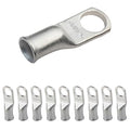 SELTERM 10pcs 6 AWG-5/16 Stud Tinned Copper Wire Lugs, Heavy Duty Battery Cable Ends,6 Gauge Ring Terminals, UL Battery Lugs Marine Grade Copper Eyelets Electrical Battery Terminal Connectors