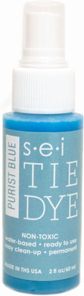 S.E.I. Purist Blue Tie Dye Spray Bottle: 2oz. Non Toxic Fabric Dye Spray by SEI