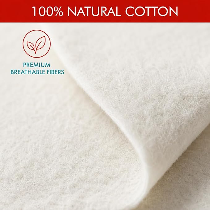 Fairfield Toasty Cotton Quilt Batting, Premium Cotton Batting - Image 2