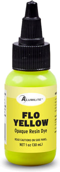 Alumilite Liquid Dye Flo Yellow 1 Oz, Highly Concentrated Dye by Alumilite
