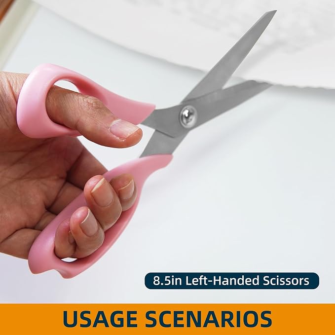 MANUFORE Left-Handed Sewing Tool Kit -8.5in Lefty Fabric Scissors, 4.5in Thread - Image 4