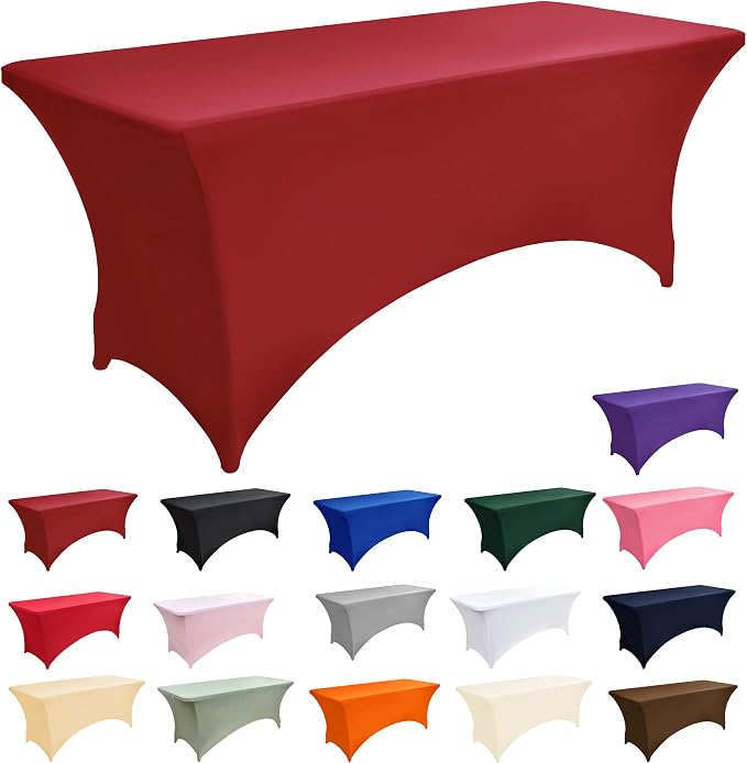 6-Pack 6ft Spandex Table Covers - Image 3