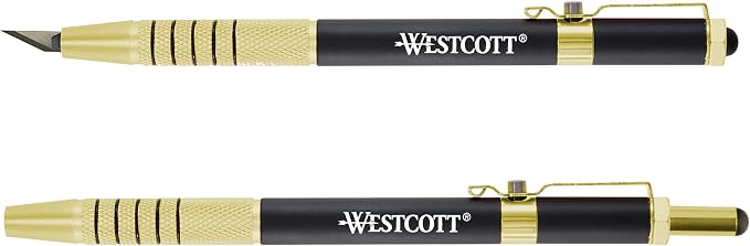 Westcott 17314 Pen-Style Retractable CarboTitanium Bonded Hobby Knife - Image 4