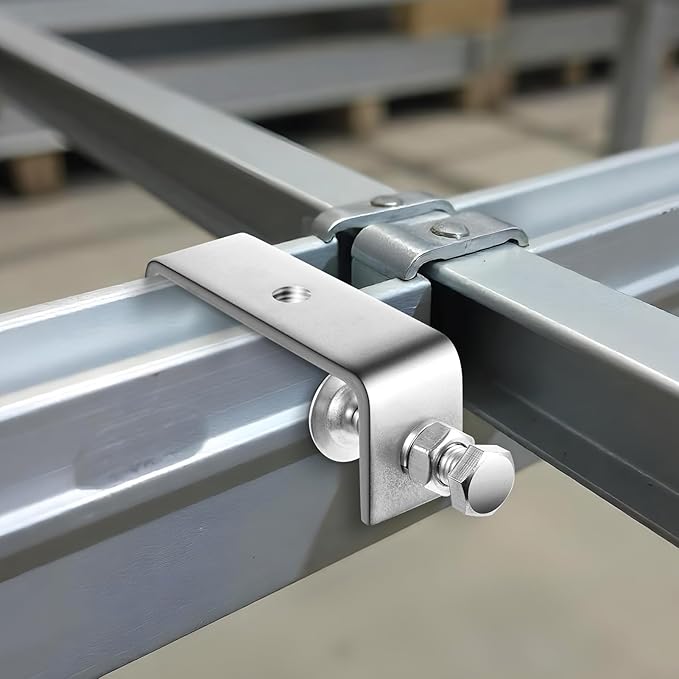 10 Pcs 304 Stainless Steel C Clamp Mini Tiger Clamp 1Inch Heavy Duty Metal U Clamps with Stable Wide Jaw Opening for Mounting Metal Working Woodworking(10 Pcs, 3 3/8 Inch)