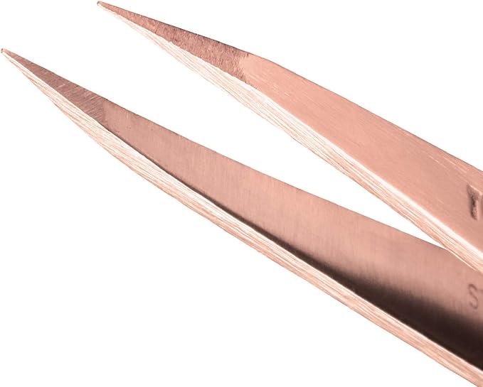 Tweezerman Rose Gold Petite Point and Slant Set - Image 3