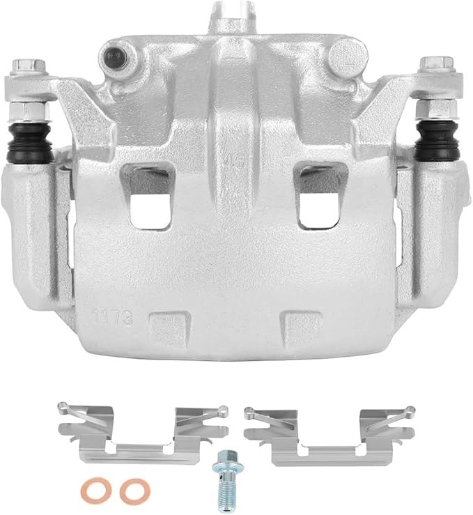 cciyu Front Left Brake Caliper Assembly w/Bracket 19B3123A 2005-2022 For Nissan For Frontier,2005-2012 For Nissan For Pathfinder,2005-2015 For Nissan For Xterra,2009-2012 For Suzuki For Equator
