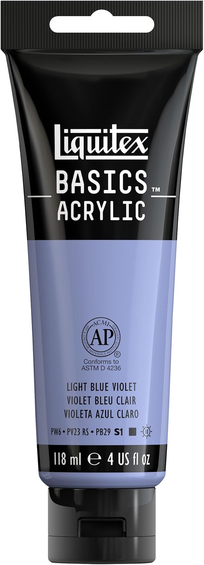 Liquitex BASICS Acrylic Paint, 118ml Tube, Light Blue Violet by Liquitex