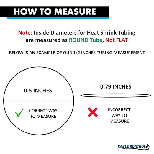 Kable Kontrol Heat Shrink Tubing - 3/4” Inch - 100' Ft Long, Orange Polyolefin - 2:1 Industrial Shrink Tube & Cable Sleeve for Electrical Wire Insulation - Rated for 600 V