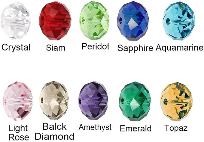 Bingcute 8mm Wholesale Briolette Crystal Glass Beads - Image 2