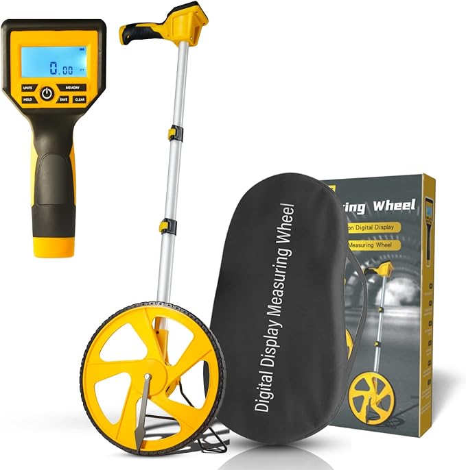 Zozen Measuring Wheel Digital Display, Telescopic Handle, High Precision | by Zozen