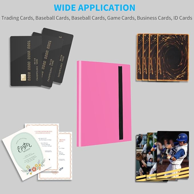 Card Binder, 360 Pockets Upgraded Trading Card Binders, Cards Collection Binder - Image 4