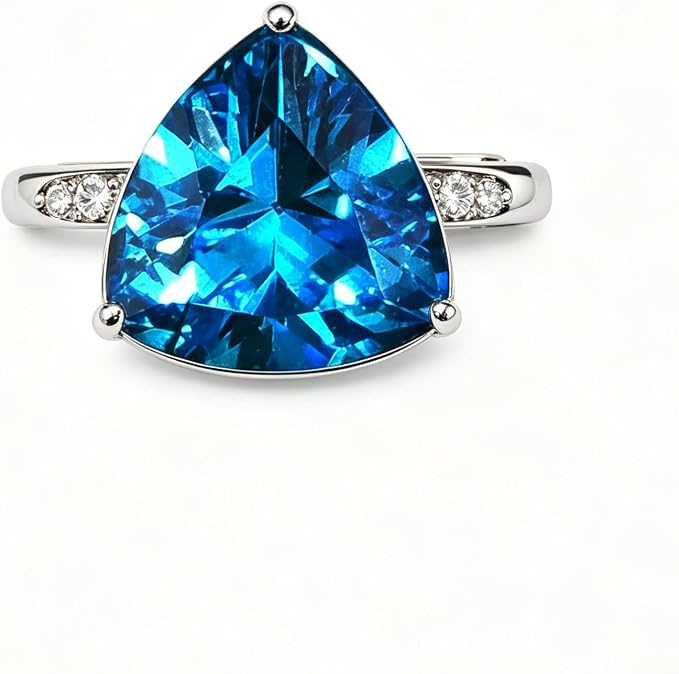 AierCrystal Aquamarine Color Cubic Zirconia Loose Beads Unset - Image 7