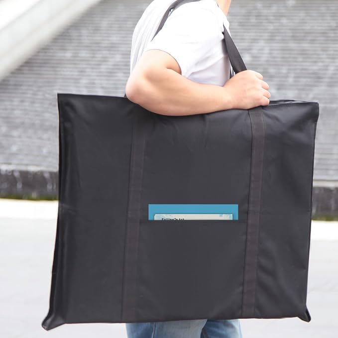 JJRING Dacron Light Weight Art Portfolio Bag, and Drawing - Image 6