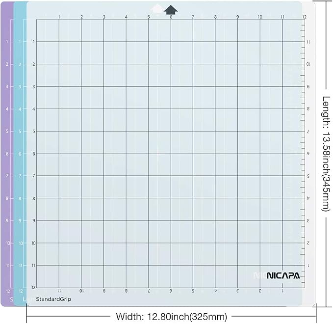 Replacement Cutting Mat for Silhouette Adhesive&Sticky Non-Slip Flexible Square - Image 4