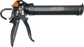 AWF PRO 10 oz Dual Thrust Caulk Gun - 25:1 or 12:1 Thrust Ratio, Dripless, Rotating Barrel, Comfort Grip, with Built-In Puncture Tool