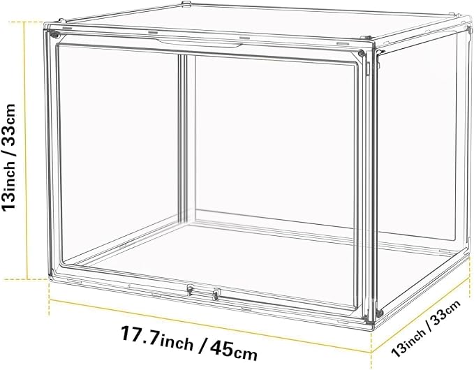 GUDEMAY Large Clear Stackable Plastic Storage Bins - Image 2