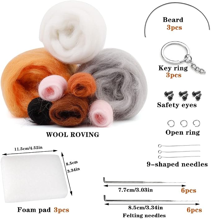 SHWAKK Needle Felting Kits, Needle Felting Starter Kit - Image 2