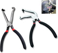 Upgraded 2 Pcs Electrical Disconnect Pliers,37980 60 Degree Automotive Electrical Tools，37960 Electrical Connector Pliers for Cars,Easily Disconnect the Locking Push Tab Electrical Connector