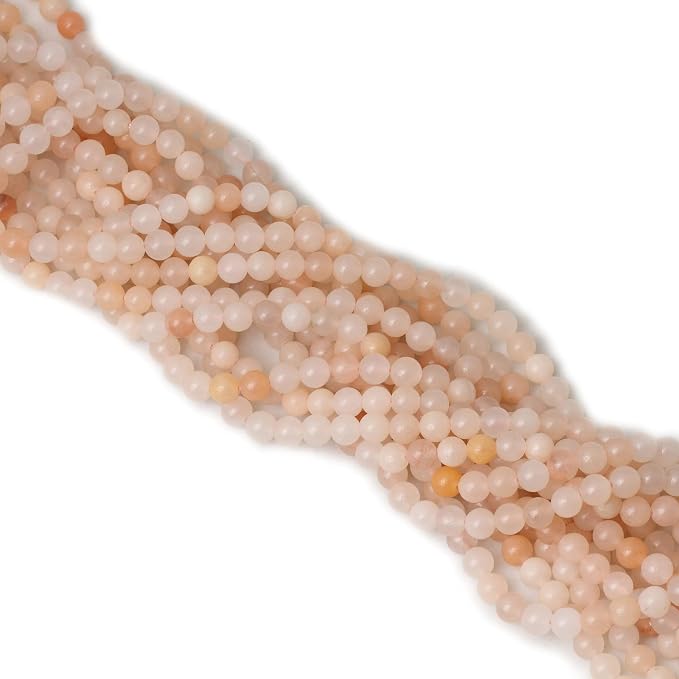 60PCS 6mm Natural Pink Aventurine Gemstone Round Loose Beads Stone Beads - Image 4