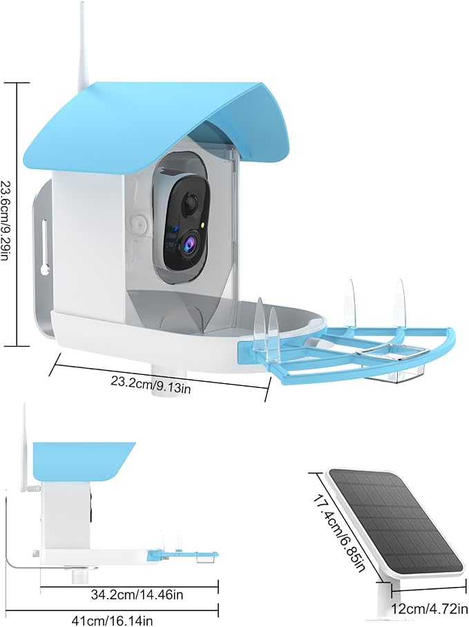 Bird Feeder with Camera, Smart AI Bird Breed Recognition, Birds Motion - Image 7