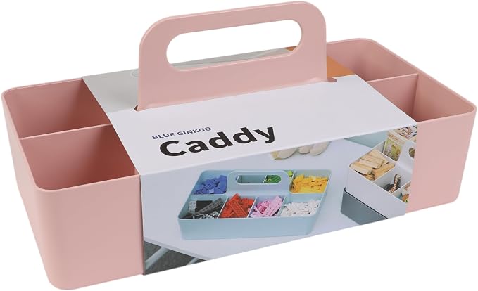 BLUE GINKGO Stackable Organizer Caddy, L-Rectangle, Made in Korea | Portable. by BLUEGINKGO