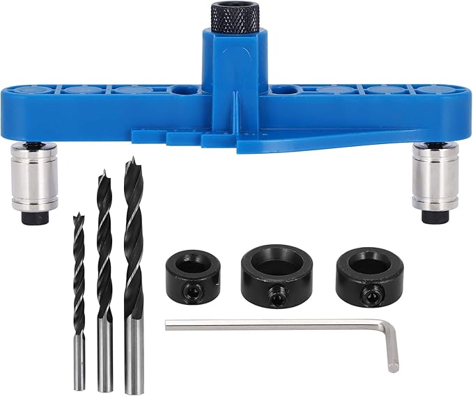 Woodworking Drilling Marking Tool Dowel Jig Center Scriber Line Offset Ideal for Precise Hole Positioning ABSIron