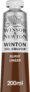 Winsor & Newton Winton Oil Color, 200ml Tube, Burnt Umber by WinsorNewton