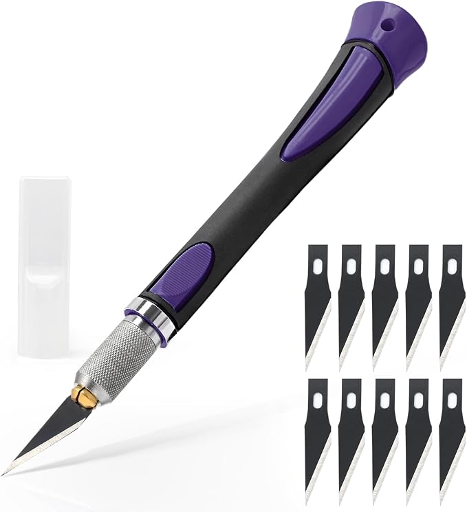 EHDIS Precision Hobby Knife Set Utility Craft Knife Kit by EHDIS