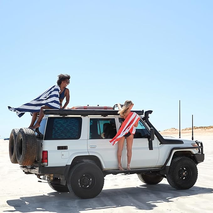 Dock & Bay Beach Towel - Quick Dry, Sand Free - Compact, Lightweight - 100% Recycled - Includes Bag - Set of 6 - Best of The Best, Large (160x90cm, 63x35)