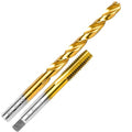 M8x1.25 Tap and 6.75mm Drill Bit Kit, M2 HSS Metric Drill and Tap Set, Combination of Drill and Tap Kit for Metal