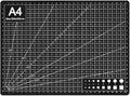 Professional A4 Self-Healing Cutting Mat, Non-Slip Craft Cutting Board by Unknown
