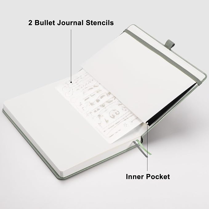RETTACY Blank Journal Notebook, 192 Pages, A5 Medium Size | Leather Hardcover - Image 7