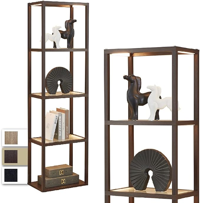 FENLO LED Display Shelf with Lights – Curio Cabinet - Image 2