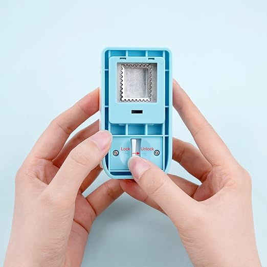 BAOFALI 2Pcs/Set Stamp Punch, Stamp Puncher, 1X0.8inch Rectangular Postage - Image 4