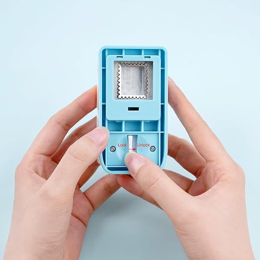 BAOFALI Stamp Punch, Stamp Puncher, 1X0.8inch Rectangular Postage Stamps Punches - Image 4