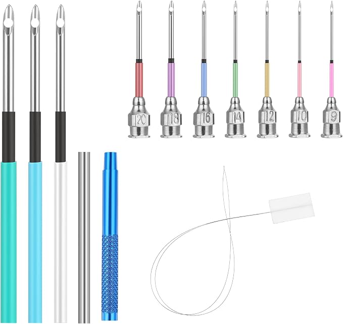 13 PCS Punch Needle Kit Embroidery Punch Needle Tool Punch Needles by Unknown