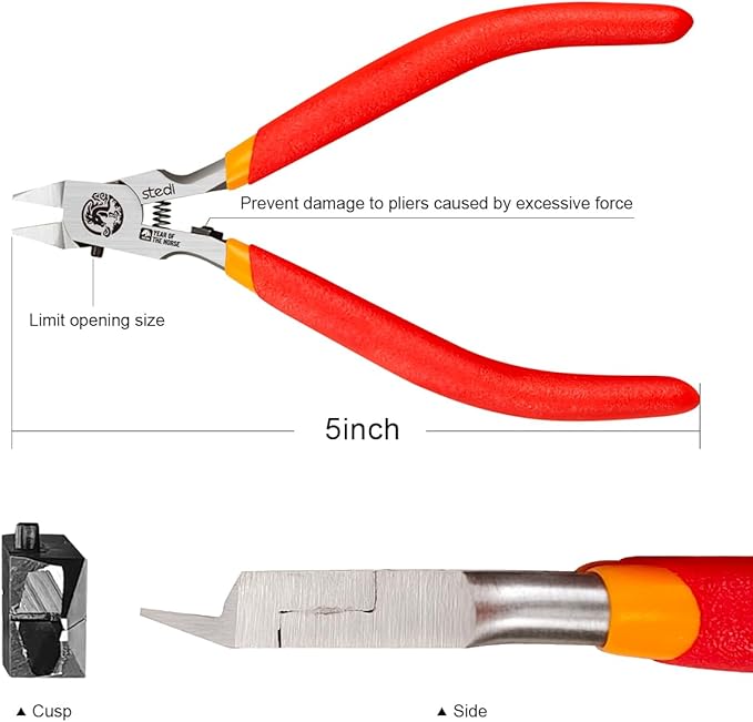 stedi Ultimate Model Nippers 5-Inch, Ultra-Thin Single-Edge - Image 6