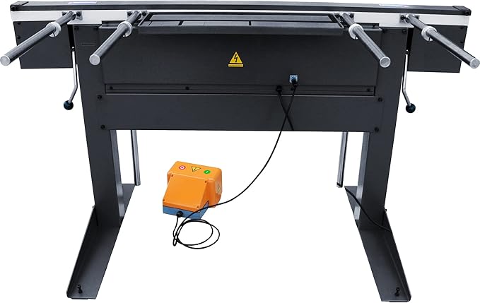 KAKA INDUSTRIAL Magnetic Pan and Box Brake, 60-InchElectro Metal Brake Bender, 8-Ton Box and Pan Brake with Foot Pedal Control, 16-Gauge Mild Steel Capacity, 220V-60HZ-1PH EB-6116